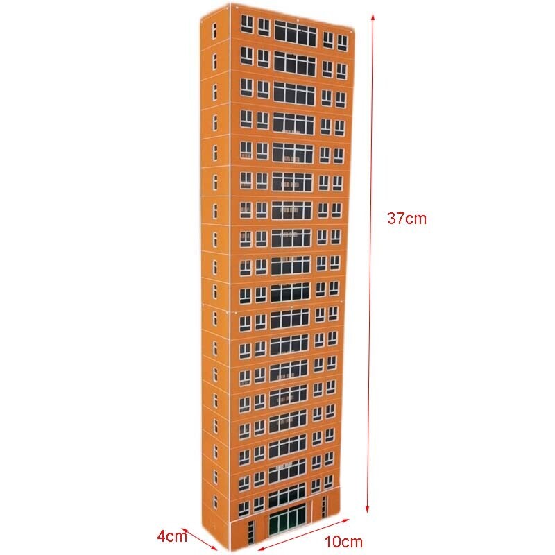 1/160 N Scale Buildings Railway Modern Tall Residential 19th Floor House DIY Kit