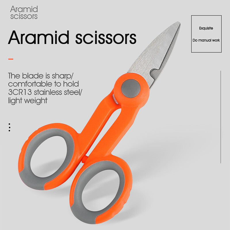 Fiber Optic Tool Aramid Scissors CFS-3 Three Hole Pliers Fiber Optic Stripper
