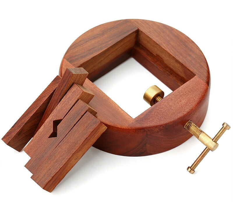 New Rosewood Engraving Fixed Clamp Bed Jig Seal Jewelry Cutting Tool Bench Vice
