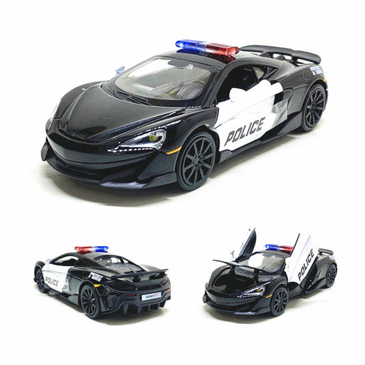 Super Cool !! 1/32 Police Car Model Diecast Toy Vehicle Collection Kids Gift Toy