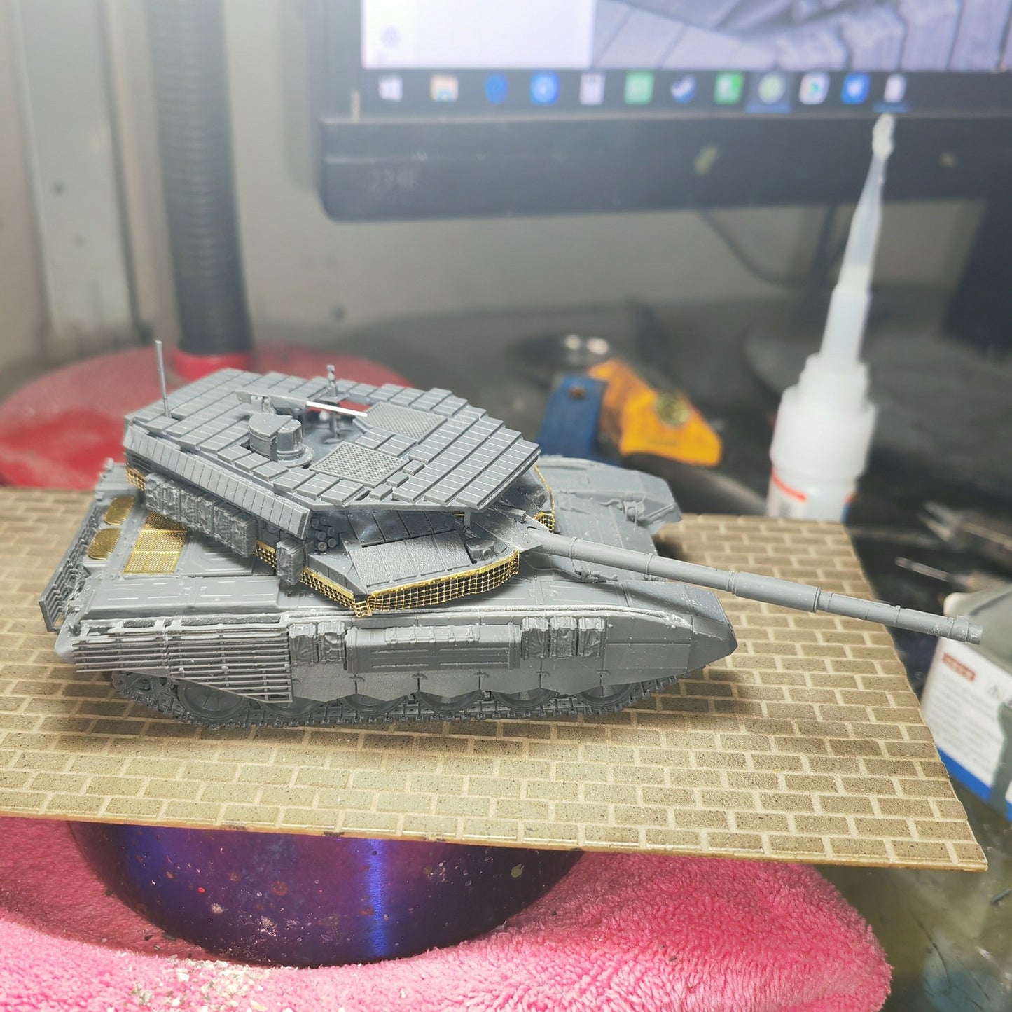 3D Printed 1/72 Russia T-90M Main Battle Tank Finished Product