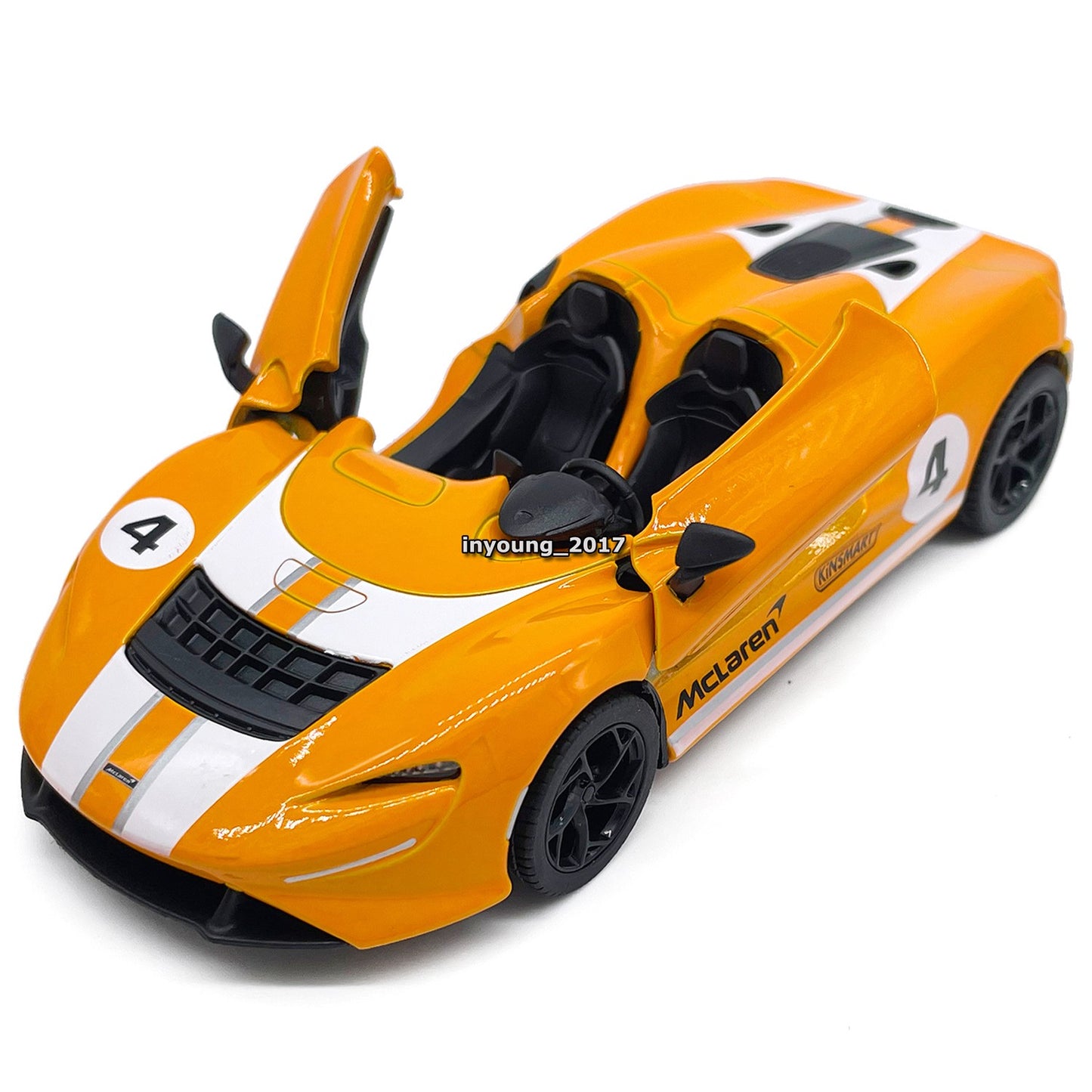 1/36 McLaren Elva Model Toy Car Diecast Toy Vehicle Boys Toys Kids Gifts Orange