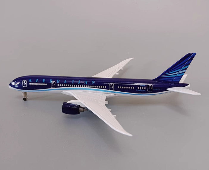 19CM AZERBAIJAN BOEING 787 VP-BBR Passenger Airplane Diecast Aircraft Model