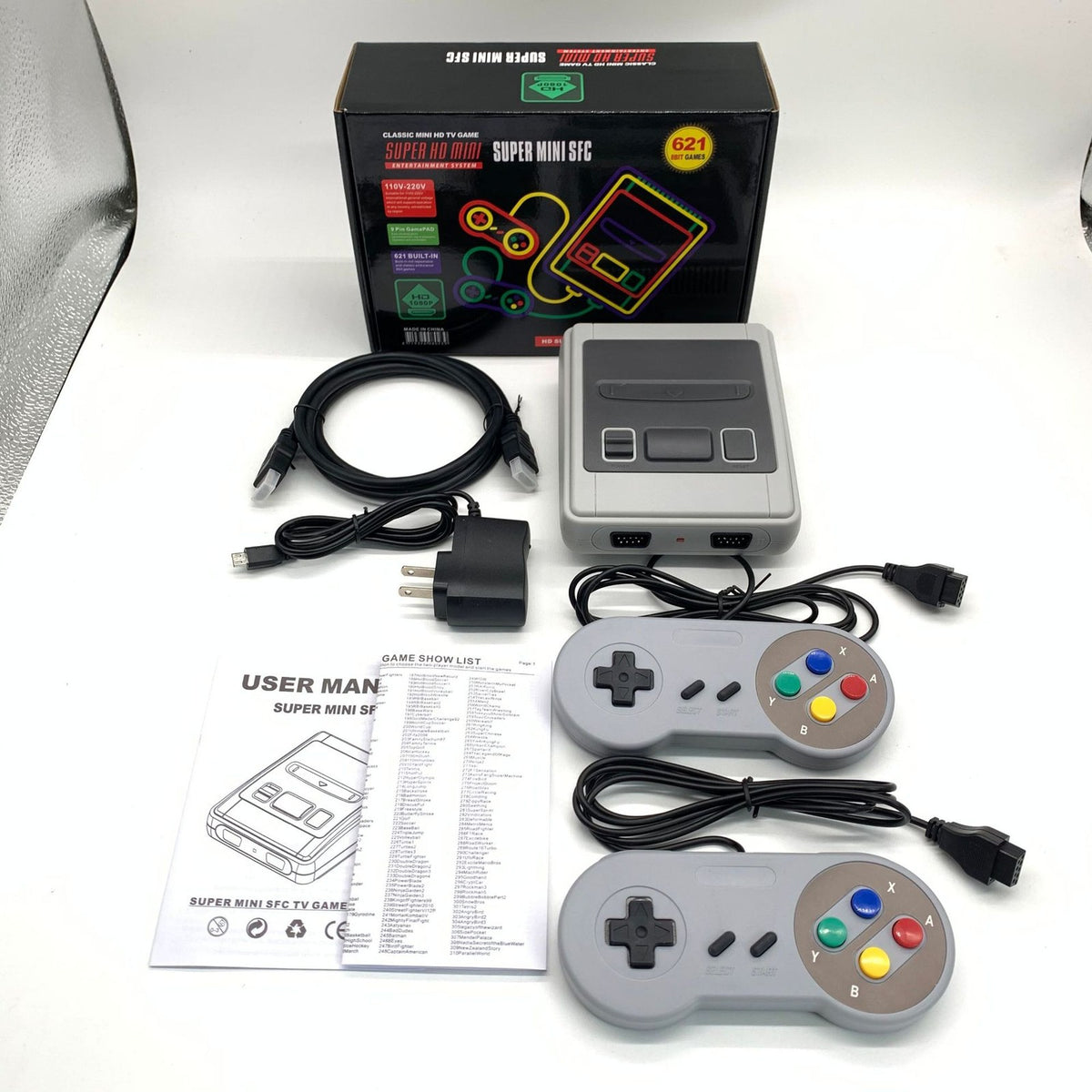 Ultra HDMI Retro Classic Video Game Console Built in 621 Classic Games