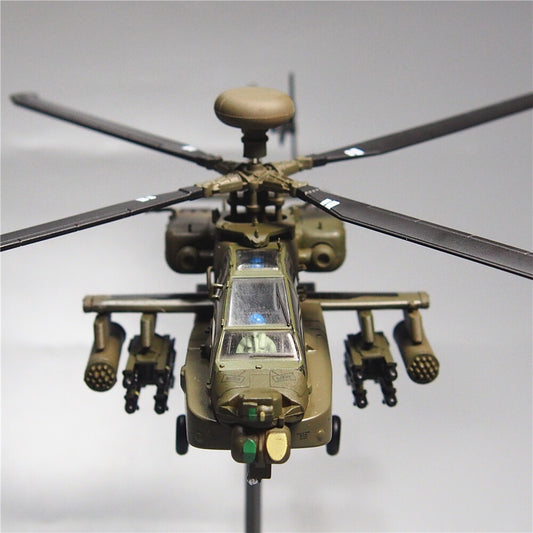 1:72 US Army AH64 Apache gunship alloy model military aircraft model