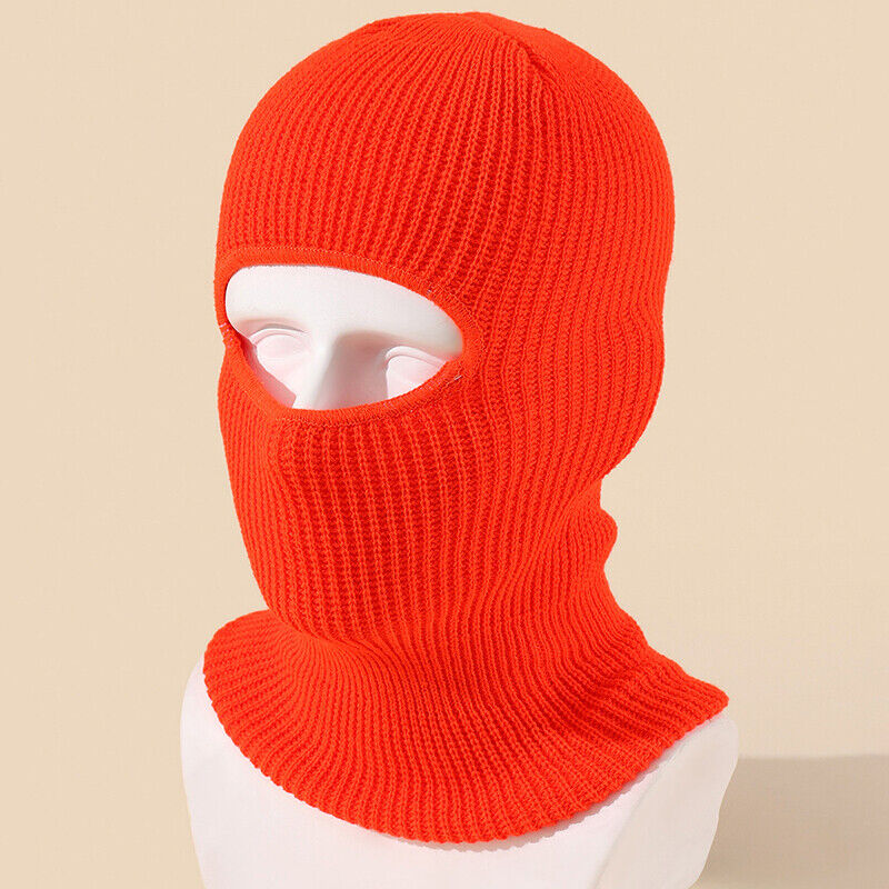 Fashion 1-Hole Ski Hat Knitted Face Cover Winter Butterfly Cloth Sticker