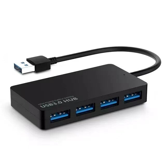 USB 3.0 4 Port Hub Splitter For PC Mac MacBook Notebook Laptop Desktop LOT