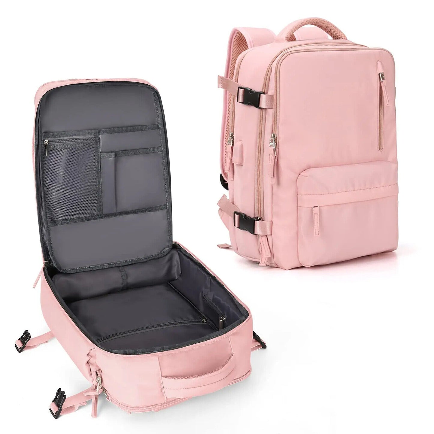 Lightweight Travel Backpack Bags Women's Multifunctional Charging Woman Luggage