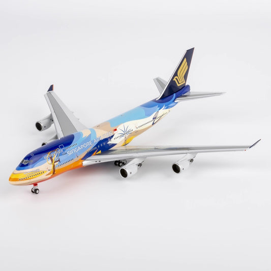 1:400 NGmodels Singapore Airlines B747-400 9V-SPK Airplane Diecast Plane Model