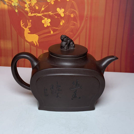 Chinese Yixing Purple Clay Teapot Zisha Ceramic Exquisite Teaware Collector Rare