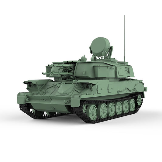 SSMODEL 1/144 Military Model Kit Soviet ZSU-23-4 Shilka Self-Propelled Gun