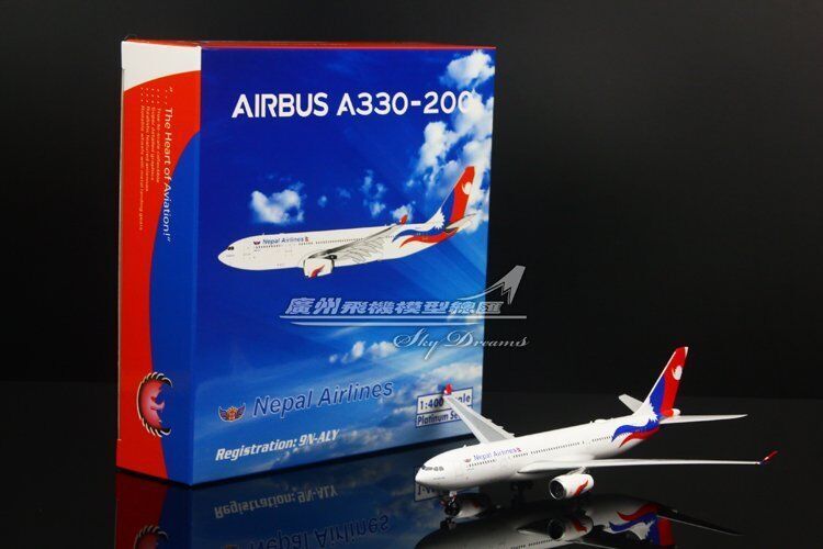 1:400 Phoenix Nepal Airlines AIRBUS A330-200 Passenger Airplane Diecast Model