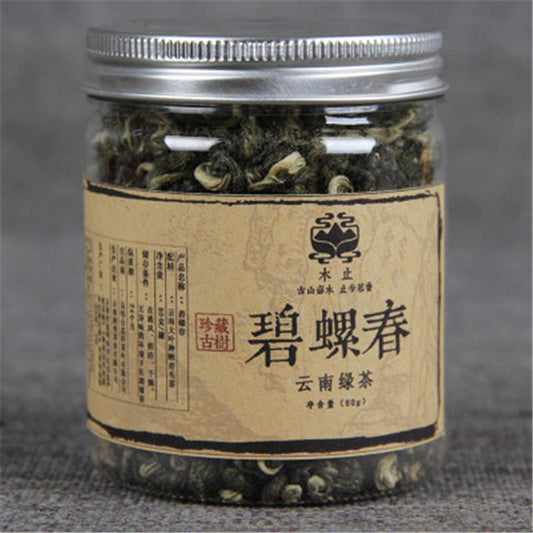Organic Small Canned Green Tea Yunnan High Mountain Biluochun Tea Healthy Drink