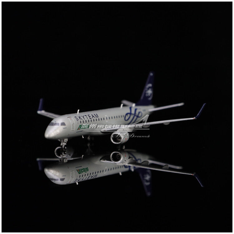 1:400 JC Wings Alitalia SKYTEAM Embraer ERJ-190STD Plane Diecast Aircraft Model