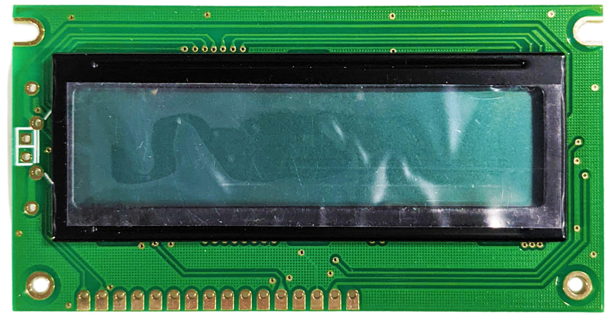 Parallel Character 16x2 LCD Display, STN Positive, Gray, Reflective, 8-Bit/4-Bit