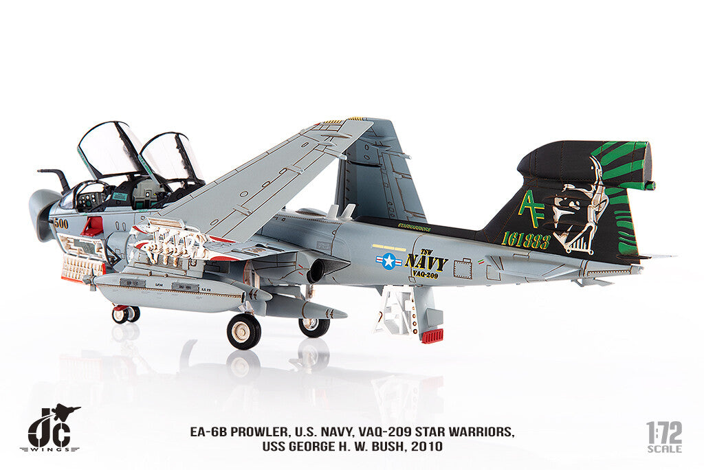 1:72 JC Wing EA-6B PROWLER.U.S.NAVY,VAQ-209 2010 Fighter Diecast Aircraft Model