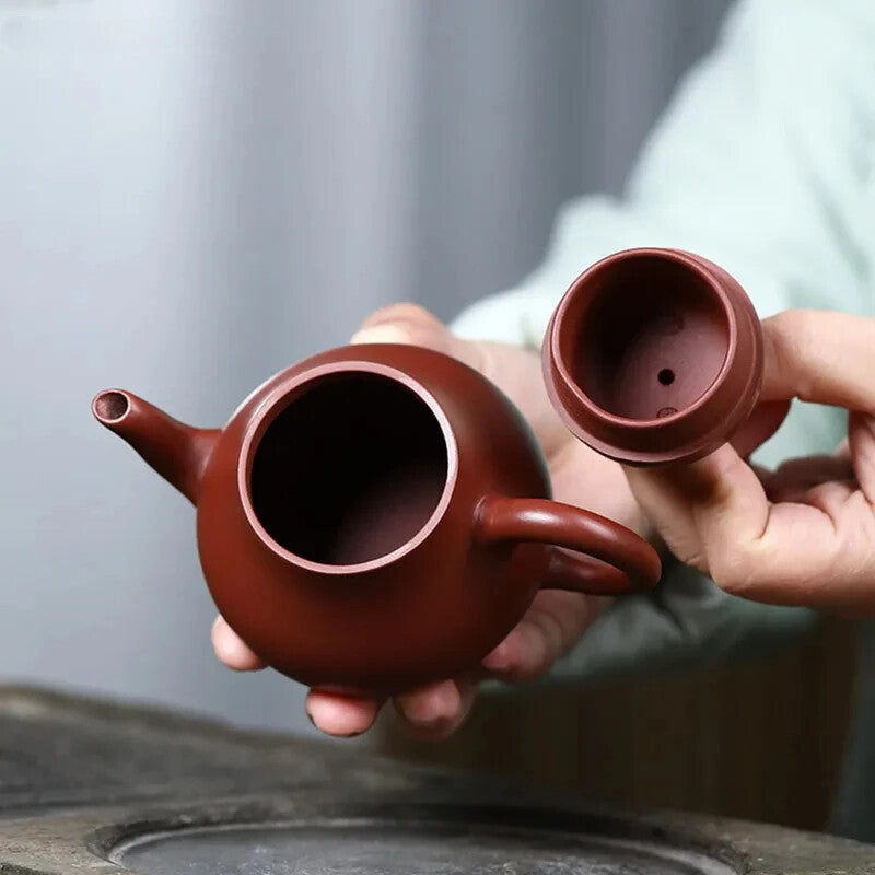160ml Dahongpao Teapot Yixing Purple Clay Tea Infuser Chinese Tea Zisha Tea Pot