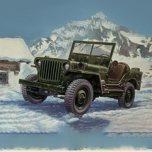 DIY Paper Model 1:25 US Army WWII SUV Jeep Vehicle 3D Miliary Puzzle Kits Gift