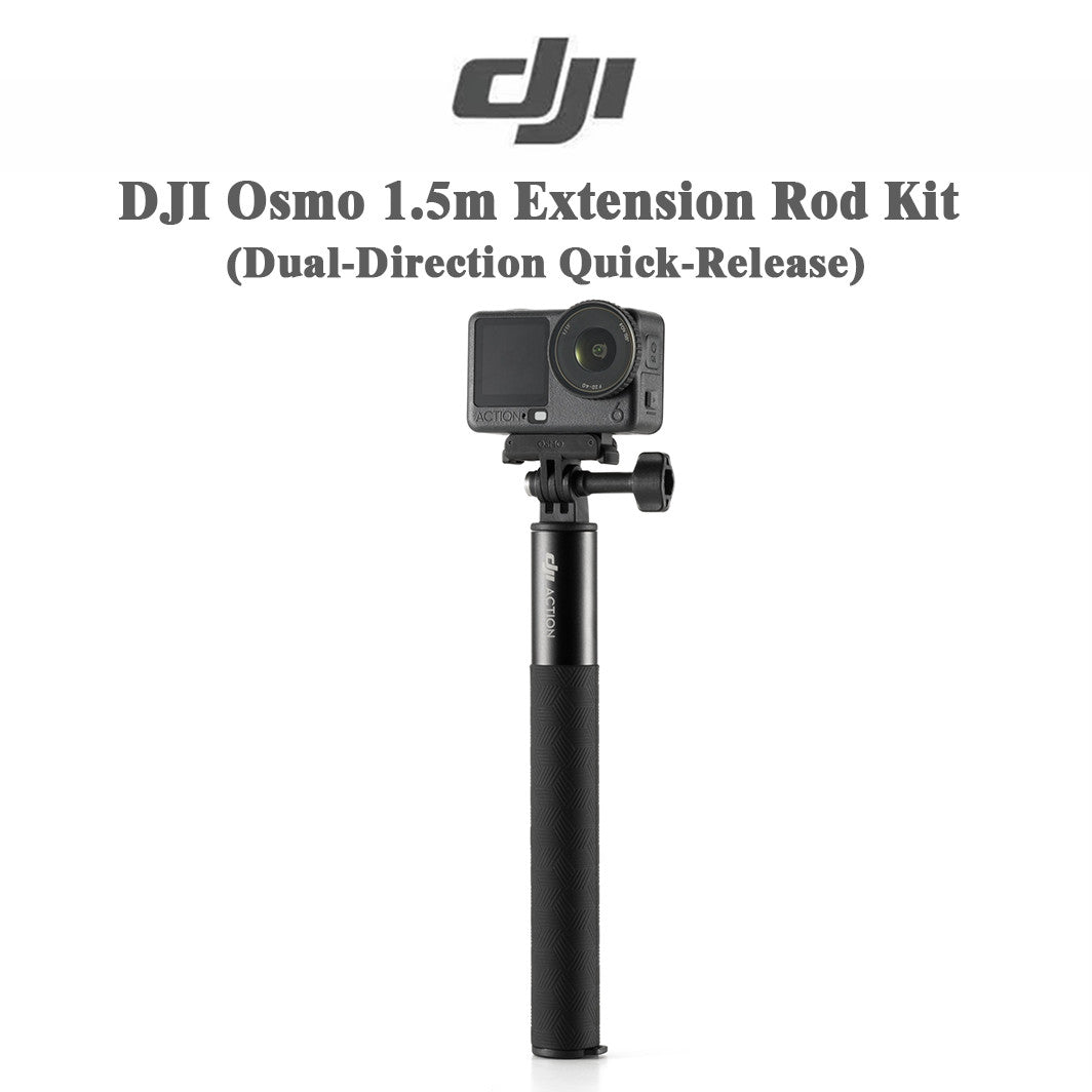 DJI Osmo 1.5m Extension Rod Kit (Dual-Direction Quick-Release) for Action 6/Nano