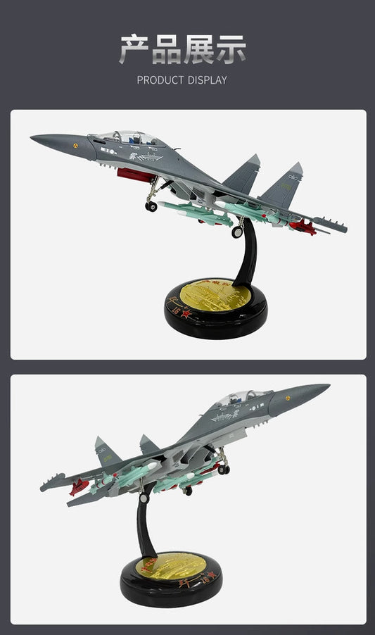 1:48 48CM China J-16 Fighter Army Airplane Diecast Military Plane Aircraft Model
