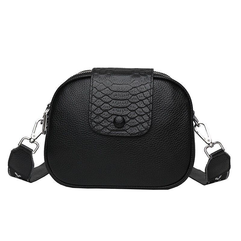 Crossbody Handbags Genuine Leather Shell Vintage Shoulder Sling Purse 20*16*8 CM