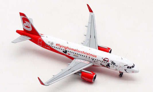 JC Wings Air Berlin Flying Home Christmas A320 D-ABNM 1/400 diecast plane model