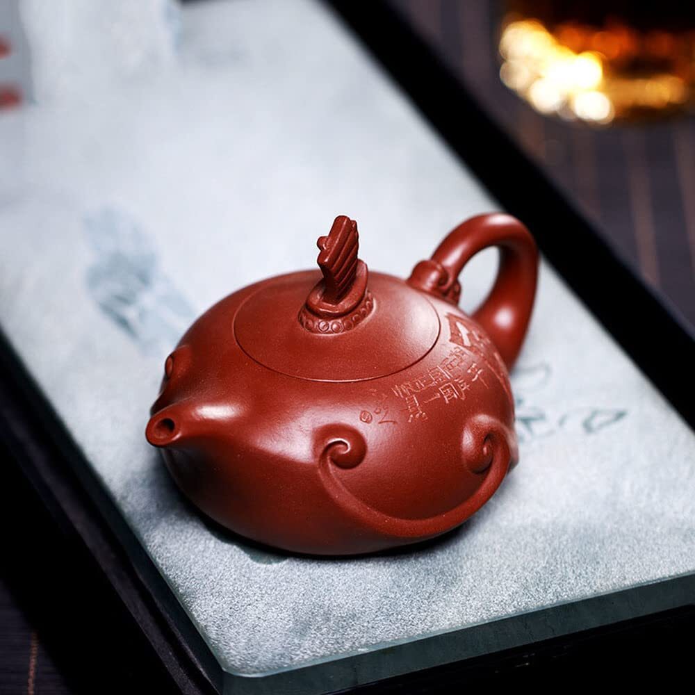 200ml Yixing Purple Clay Dahongpao Teapot Creative Kettle Kung Fu Tea Set