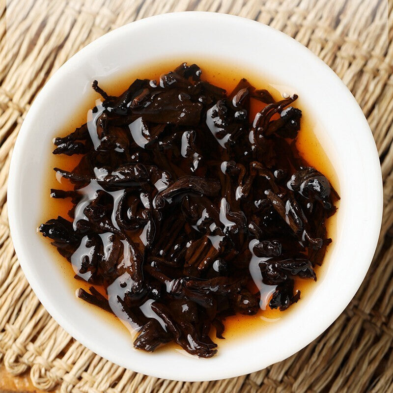2021 Yunnan CHINATEA JIN ZHONG CHA shu Pu-erh Tea Cake Pu'er Ripe Puer tee, 357g