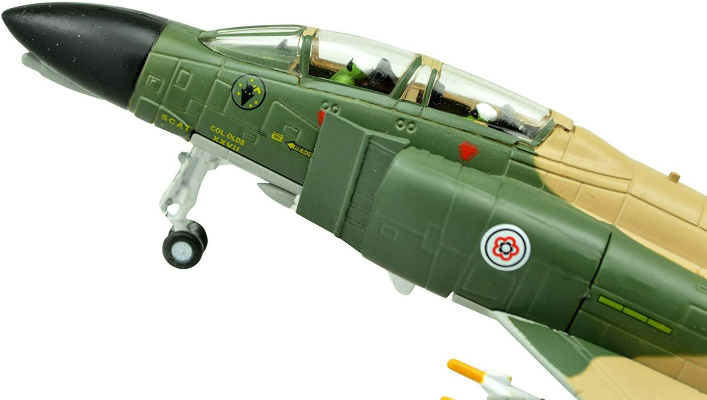 1:100 F-4C Phantom Fighter Attack Metal Fighter Model,USAF, Military Airplane