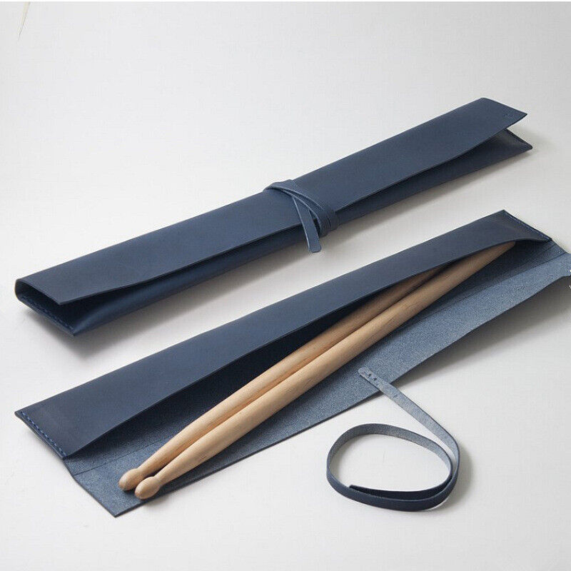 PU Leather Drumstick Storage Pouch Protector Bag Musical Instrument Drum Stick