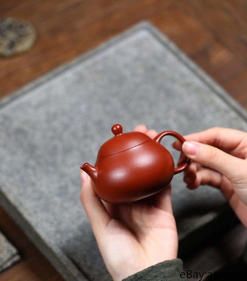 China Yixing Zisha Pottery clay JiangpoNIi Clay Small Wendan Teapot Tea pot
