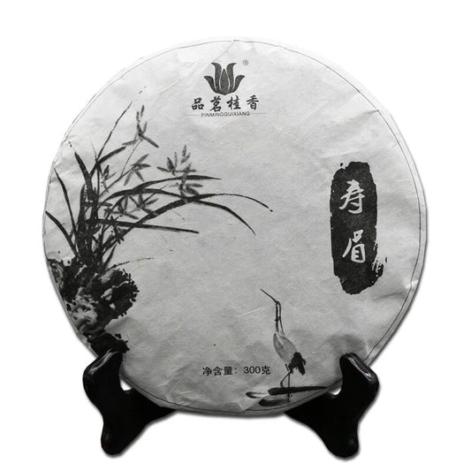 300g Fuding Organic Gong Mei Tribute Eyebrow High Mountain White Tea Shou Mei