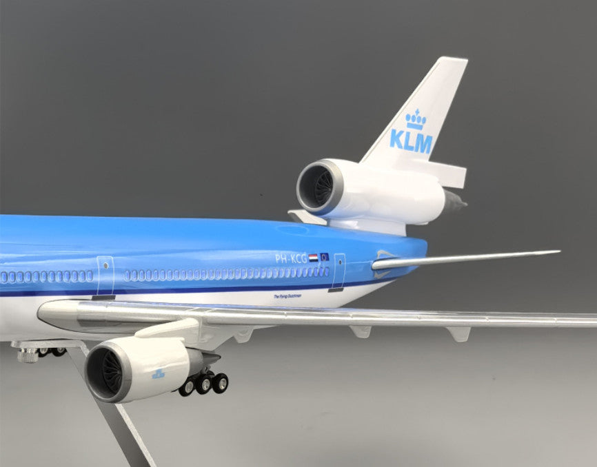 47CM 1:130 KLM McDonnell Douglas MD-11 Aircraft Landing Gear Resin Plane Model
