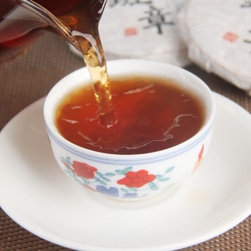 50g Health Ripe Tea Small Tea Cake Yunnan Traditional Banzhang Pu'er Tea