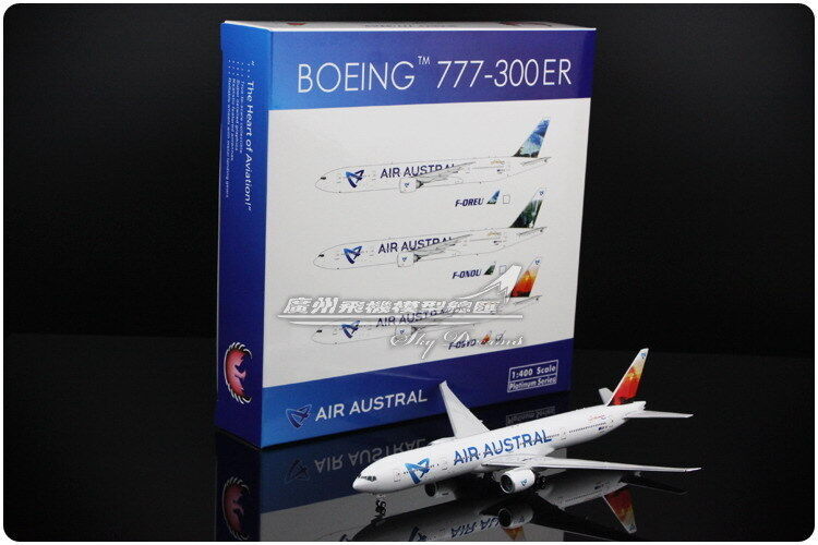 1:400 Scale Phoenix AIR AUSTRAL BOEING 777-300ER Passenger Plane Diecast Model