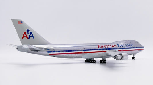 1:200 35CM JC Wings American Freighter BOEING 747-100SF Airplane Diecast Model