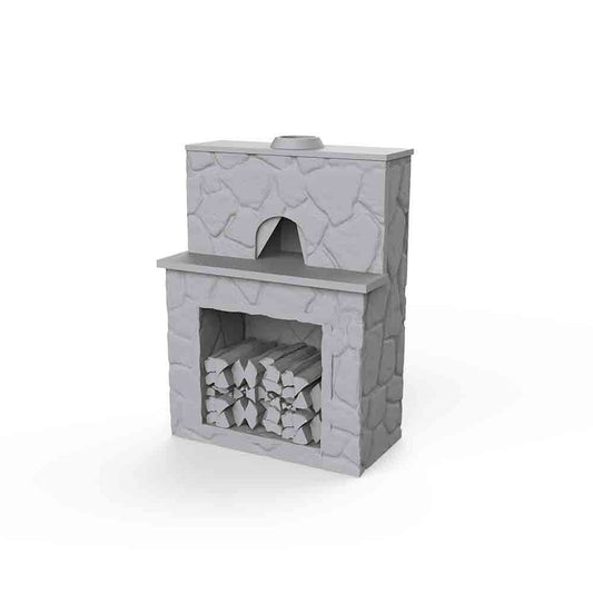 Yao's Studio LYT87052 1/87 HO Fireplace For Scene Model Type-2