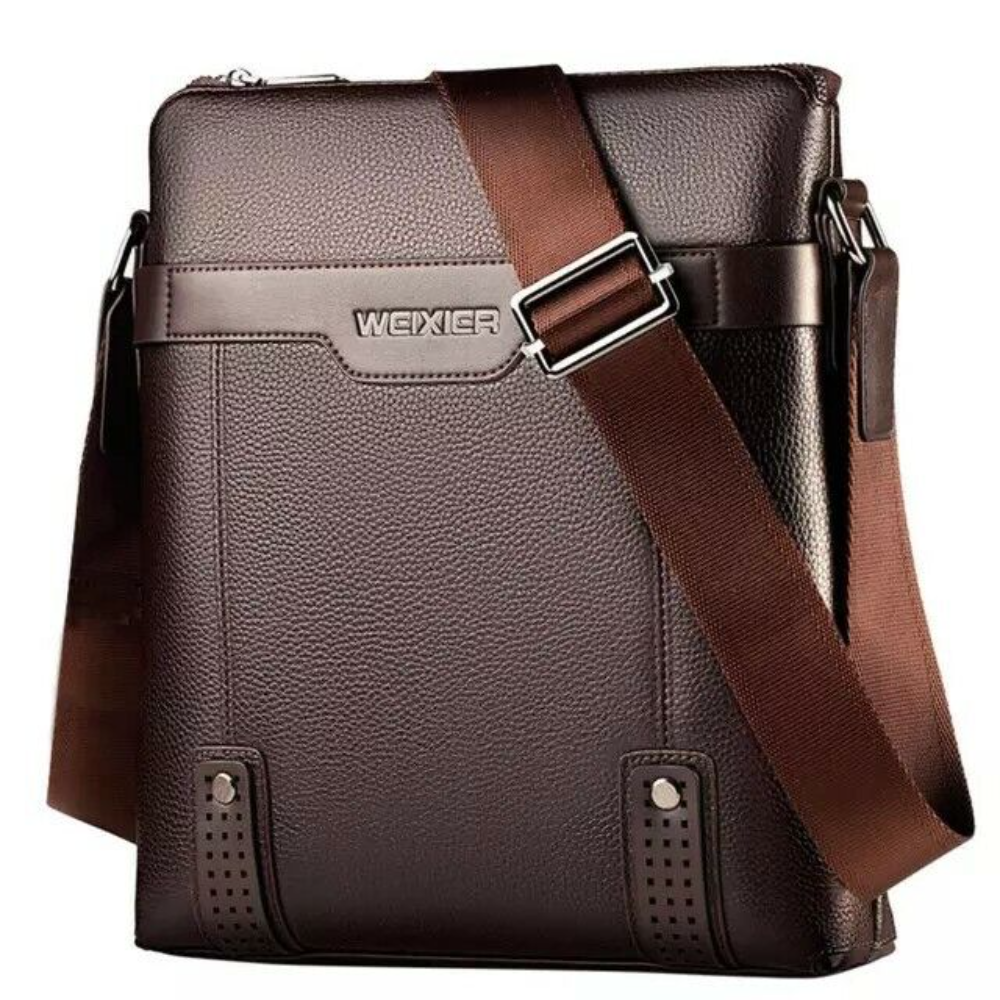 Leather pu Men Crossbody Handbag Messenger Fashion Business Mens Shoulder Bag