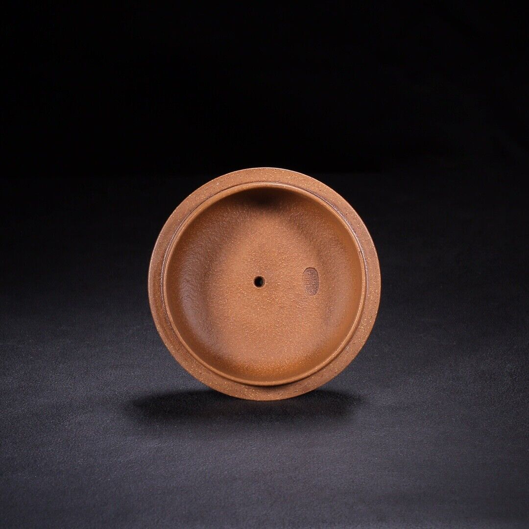 Chinese Yixing Zisha Clay Handmade Exquisite Teapot(水扁(八虎图) 底款:黄玉麟)