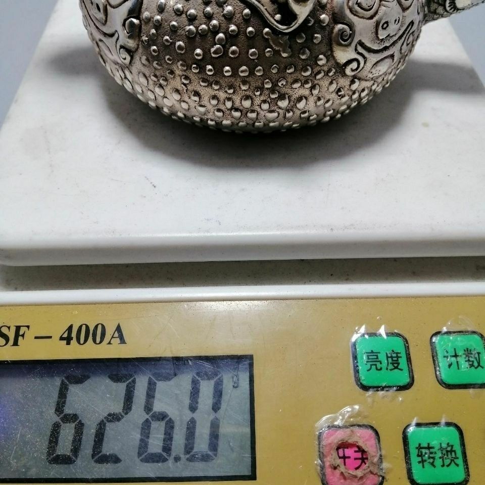 13CM Chinese Decorative Mouse Tea Pot Wine Pot Collection Crafts