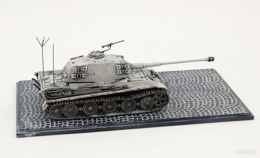 New 1/72 WWII German Tiger II - Budapest 1944 - 1945 Tank Metal + Plastic Model