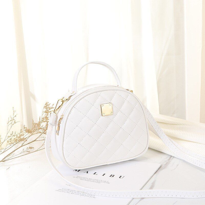 Crossbody Bags Synthetic Leather Embroidered Shoulder Purse Handbags Bucket Bag