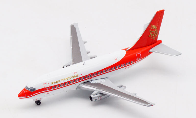 1:400 JC Wings DRAGONAIR BOEING B737-200 Passenger Airplane Diecast Plane Model