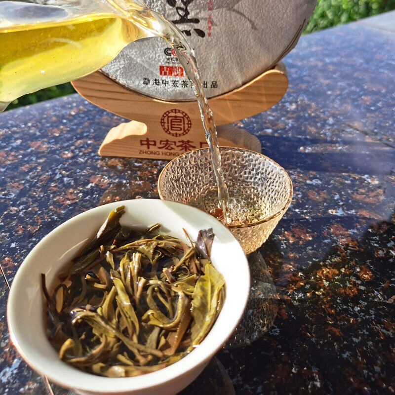 357g High Quality Cha Tea Zhonghong Yin Ma Hei Ancient Tree Top Grade Pu'er Tea