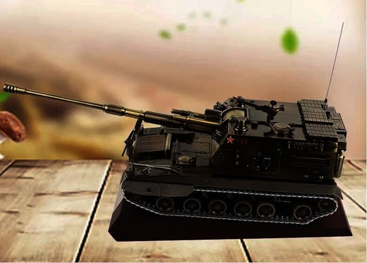 1:18 60CM PLZ-05 155MM Self-propelled Howitzer Diecast Army Military Armor Model