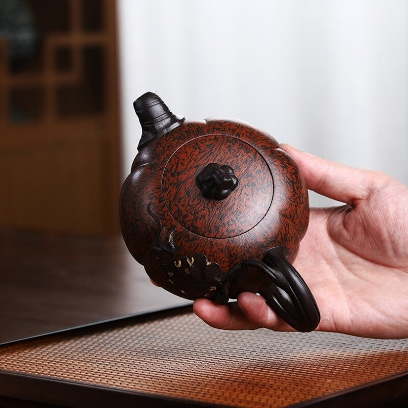 Full Handmade Tea Pot With Certificate Paper Real Yixing Zisha Purple Clay Pot
