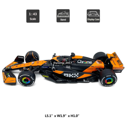 1/43 F1 McLaren MCL38 Model Car Formula 1 Miami Grand Prix 2024 Oscar Piastri 81