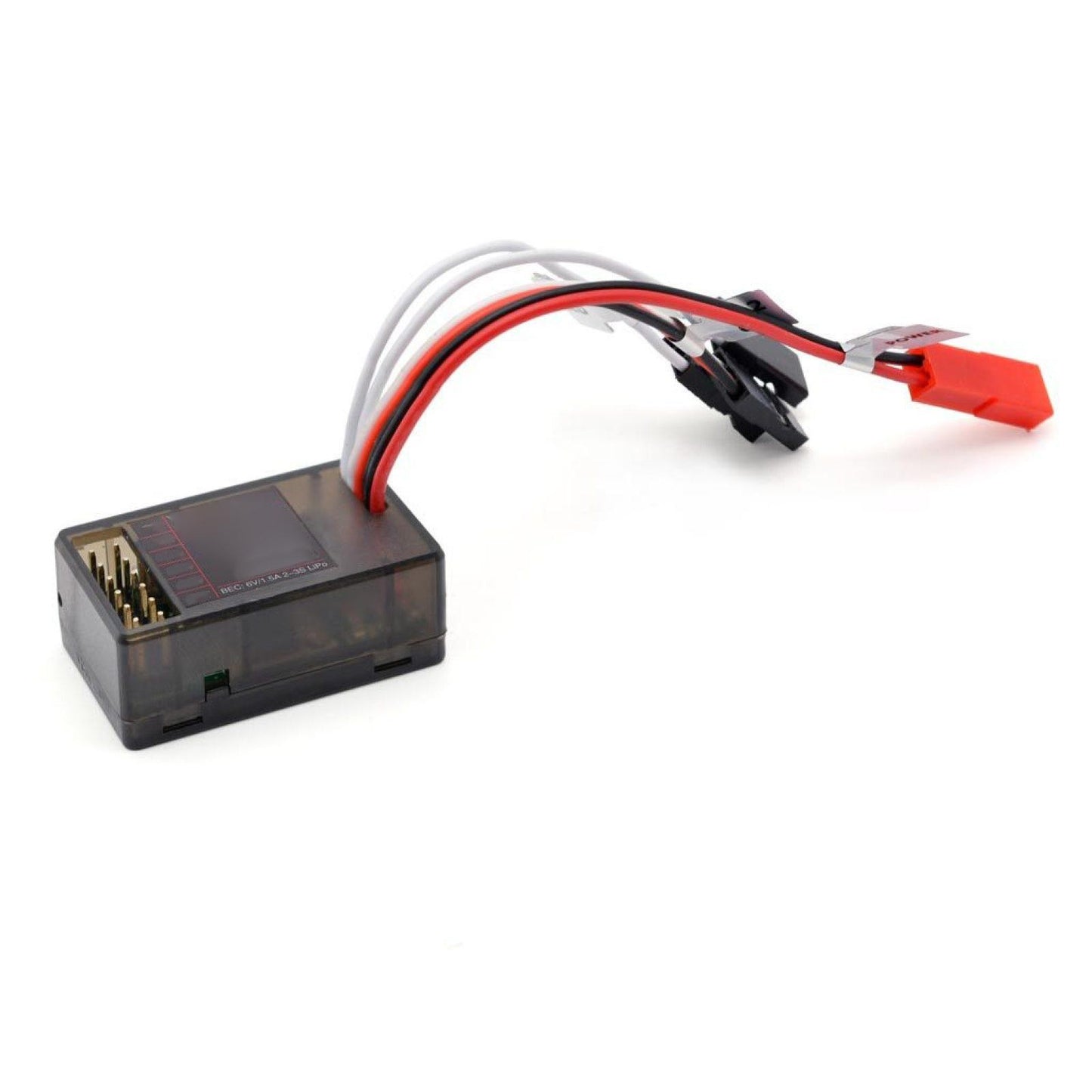 10A Brushed RC ESC 2s/3s Dual Way Brake LED Control for 1/28 1/24 RC Car Model a