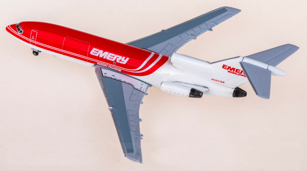 1:400 AeroClassics Emery Boeing 727-100F N357QS Airplane Diecast Plane Model