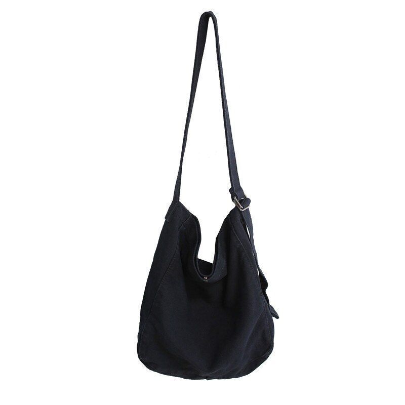 Minimalist Style Shoulder Bag Crossbody Canvas Casual Messenger Bags 38x33x11 CM